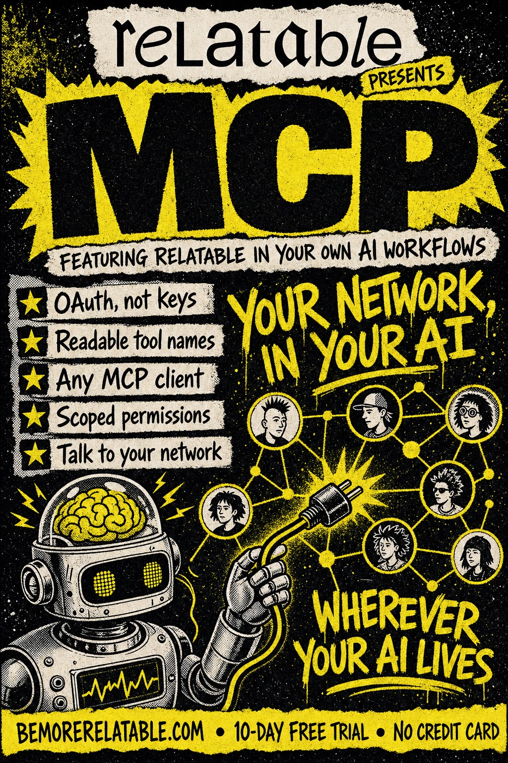 MCP — Relatable gig poster